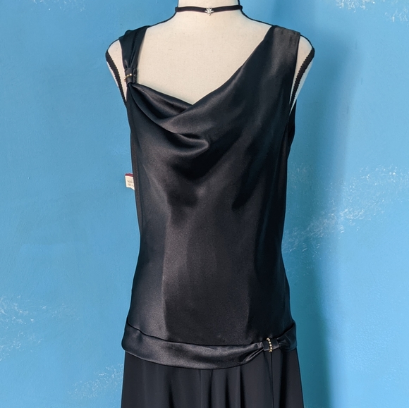 Vintage look Liz Claiborne black party dress - Picture 2 of 11
